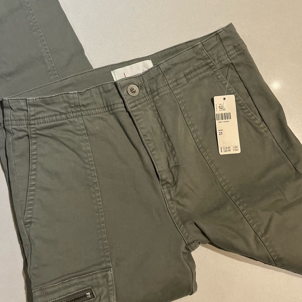 NWT Blue-Green Anthropologie Pants